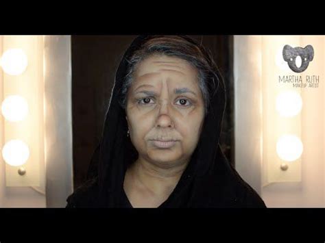Tutorial de Maquillaje de Halloween Caracterización de Viejita Old age makeup Tutoriales