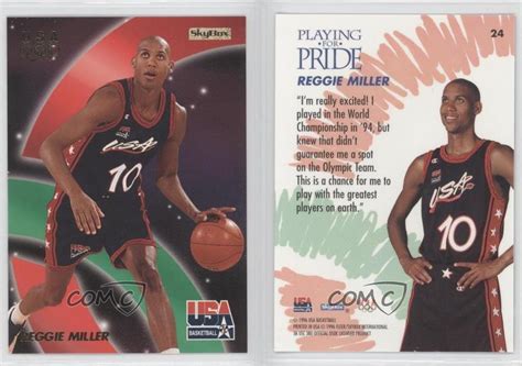 The team is by far the most successful in international women's basketball, winning eight out of ten olympic tournaments it had entered. 1996-97 Skybox USA Basketball #24 Reggie Miller Team ...