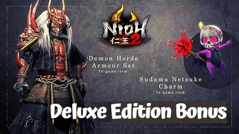 Nioh 2 Demon Horde Weapons And Armor Set Youtube
