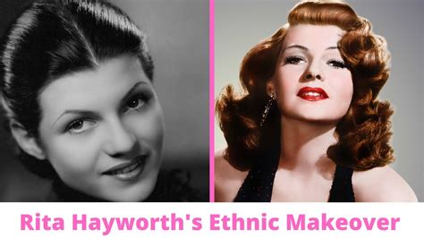Rita Hayworth Love Goddess Ethnic Makeover Transformation Tinted Tv
