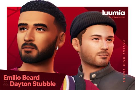 Luumia Emilio Beard And Dayton Stubble Two New Facial Hairs For Your