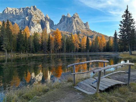Lago Dantorno E I Cadini De Misurina Dolomites Province Of Belluno