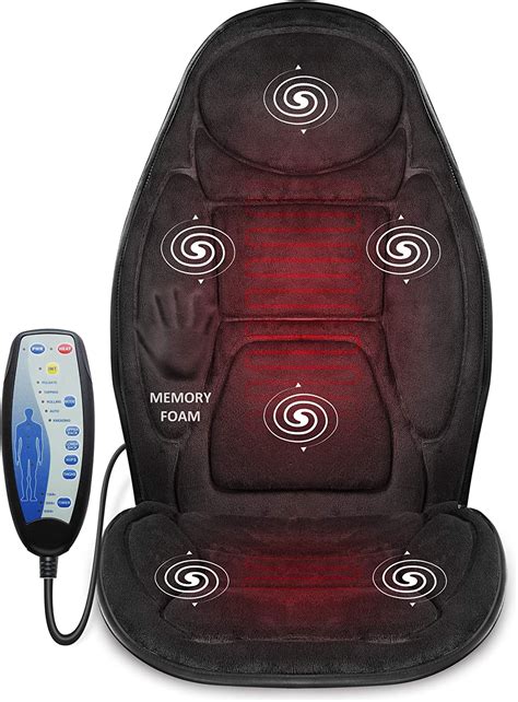 Snailax Rückenmassage Sitzkissen Chair Massage Pad 5 Massage Modi And 2