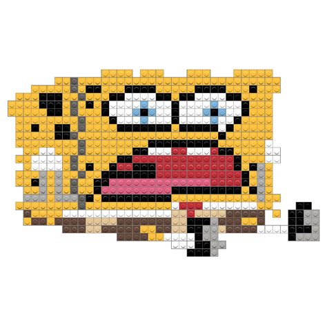 Spongebob Meme Perler Bead Pattern Bead Sprite Spongebob Meme Kandi