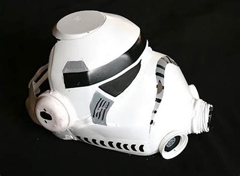 I bought this suit, but i did some adjustments and customizations. Storm Trooper Helmet Made From Plastic Milk Bottles