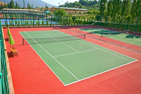 Outdoor Tennis Court Royalty Free Stock Photos Image 20828588