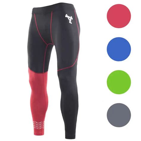 men running tights pro compress yoga pants gym exercise fitness leggings workout basketball