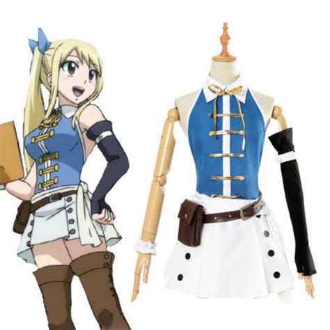 Fairy Tail 3rd Lucy Heartfilia Cosplay Costume Complete Full Set