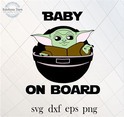 Baby Yoda Svg Star Wars Svg Grogu Svg Baby Yoda Svg Bundle Etsy Uk