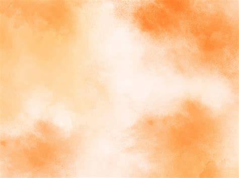 Fondo Acuarela Pastel Naranja Vector Premium