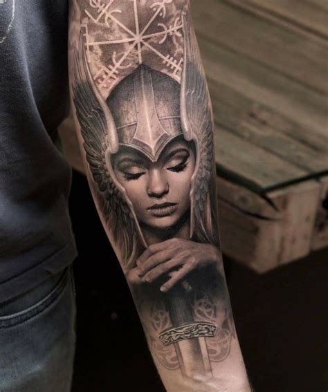 Pin By Kevin Estrella Mejía On Skin In 2021 Valkyrie Tattoo Viking