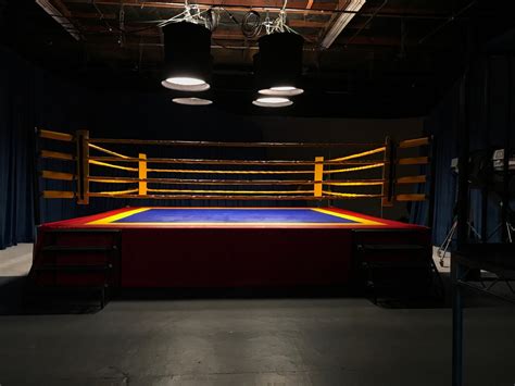 Elevated Boxing Rings Professionally Made In Usa