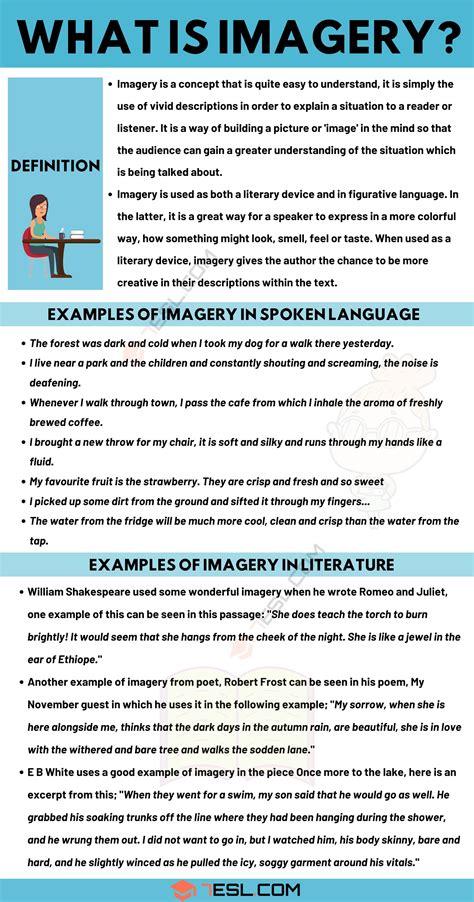 Imagery Definition And Useful Examples Of Imagery In Speech And