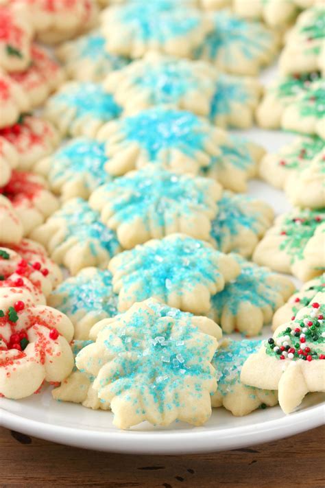 Vanilla kipferl ~ traditional christmas cookie: Classic Spritz Cookies - A Kitchen Addiction