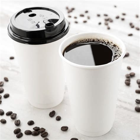 12 Oz Coffee Cup Single Wall White Paper Disposable 1000pk