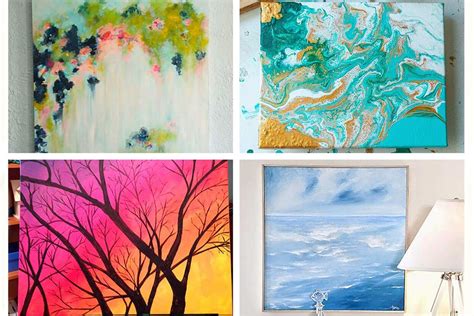 20 Easy Canvas Painting Ideas For Your Home Gathered