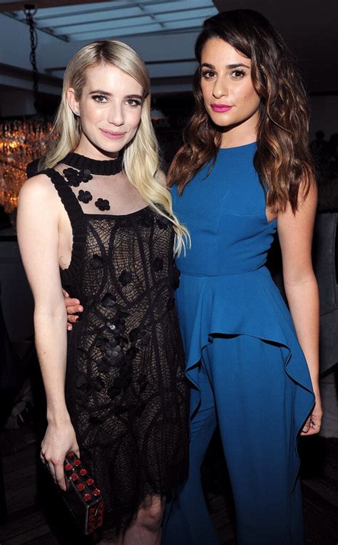 Emma Roberts And Lea Michele From The Big Picture Todays Hot Photos E News