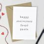 Happy Anniversary Sexy Or Lover Pants Card By The Two Wagtails