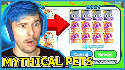 Insane 1vs1 Challenge For Mythical Pets In Roblox Pet Simulator X Youtube