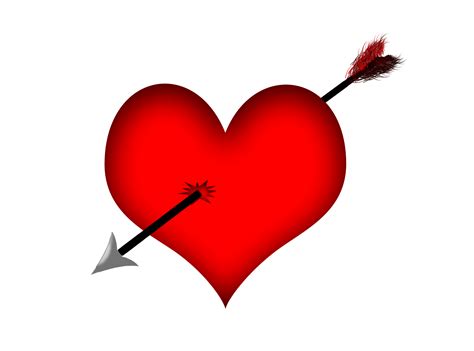 Heart With A Arrow Through It Images And Pictures Becuo Clipart Best