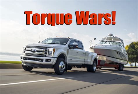 Torque Wars 2018 Ford Super Duty Comes Out With Most Power Torque