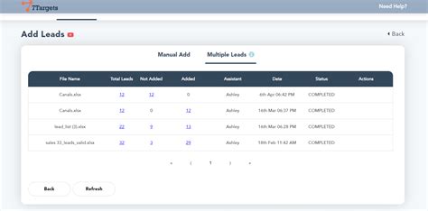 How To Upload Multiple Leads 7targets Ai Sales Assistant