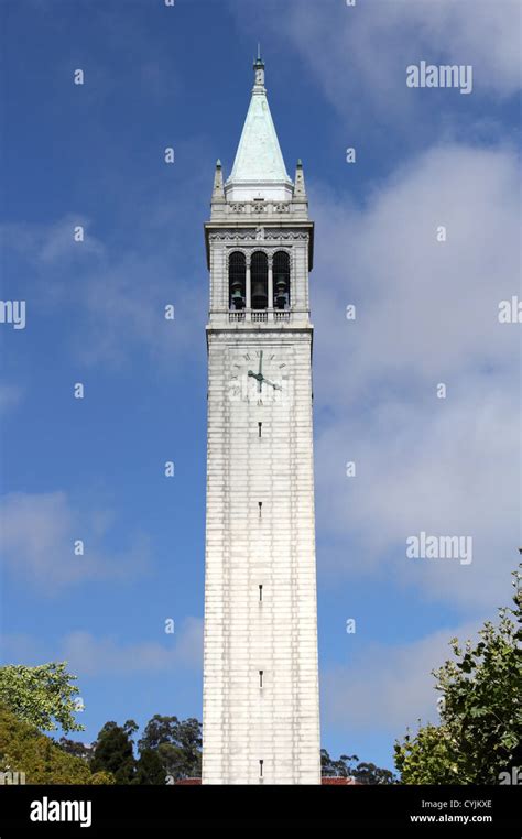 Sather Tower The Campanile University Of California Berkeley California USA Stock Photo