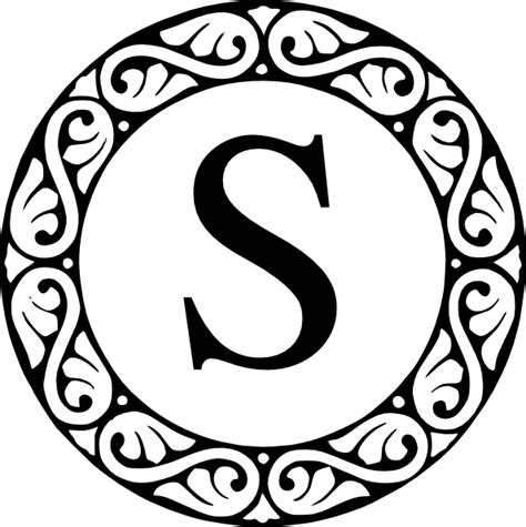 Download Monogram S Clip Art at Clker.com - vector clip art online, royalty free & public domain
