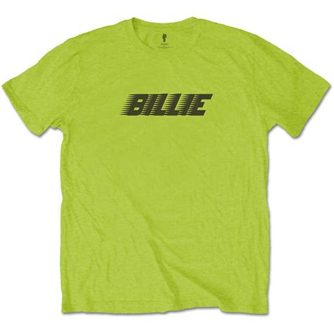 Green Billie Eilish Racer Logo Official Tee T Shirt Mens Etsy