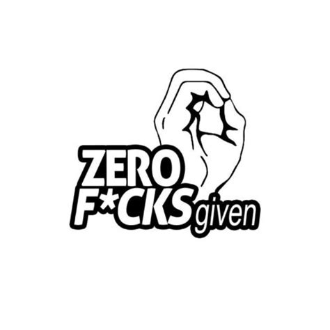 Zero F Cks Given Sticker Jdm Aufkleber Frontscheibe Scheibe Ebay