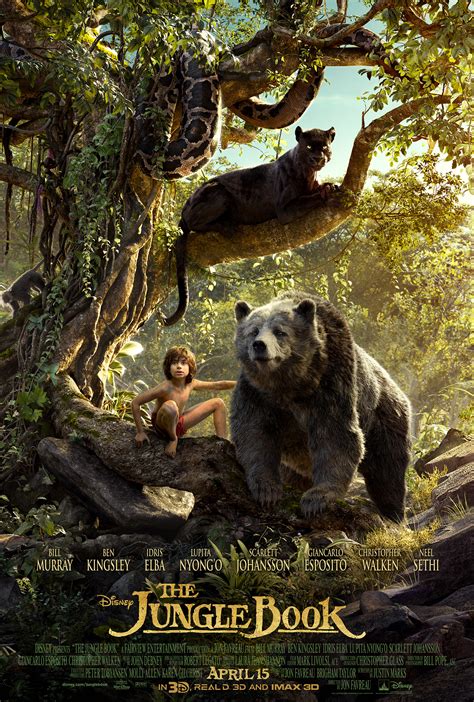 The Full The Jungle Book Poster Triptych Has Been Revealed