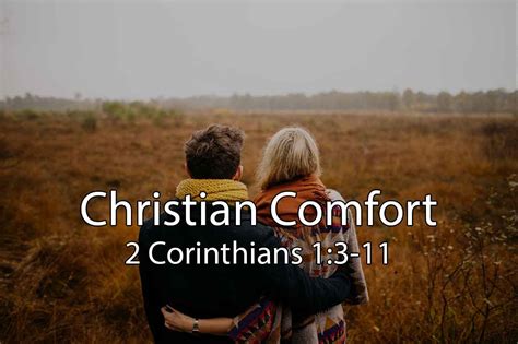 Christian Comfort - 2 Corinthians 1:3-11 - Calvary Baptist Church