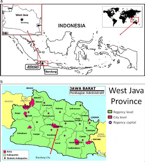 A Bandung City In West Java Province And Indonesia Based On Various
