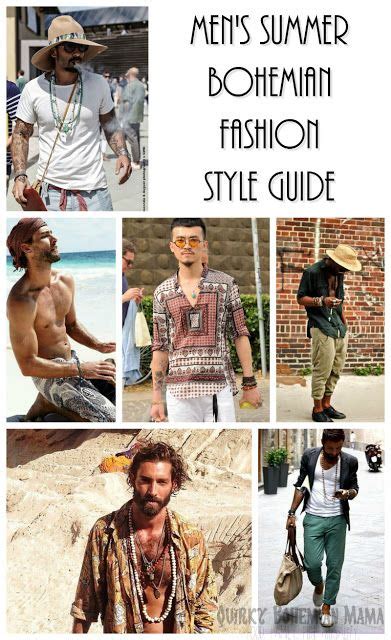 Men S Bohemian Fashion For Summer Men S Boho Bohemian Hippie Fashion Style Guide Boho Men
