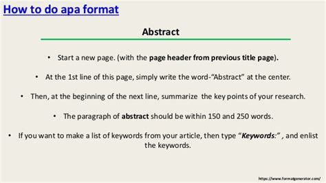 How To Write In Apa Format Properly