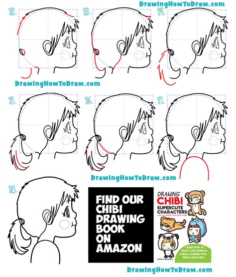 How To Draw An Anime Manga Girl From The Side Easy