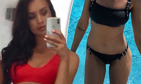 married at first sight s ines basic flaunts her sensational figure in a
