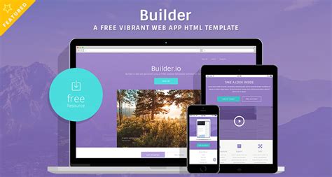 While it's easy enough to outsource website design and development to a skilled professional, it's also just as easy. BUILDER - A Free Vibrant Web App HTML Template | Free ...
