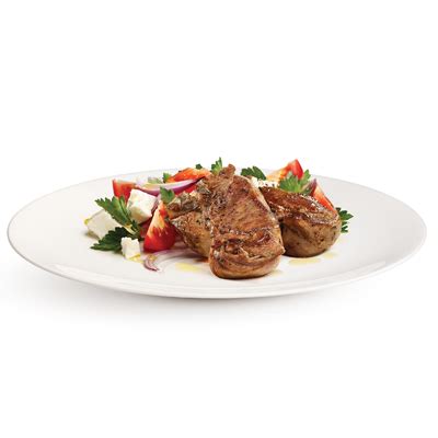 Hilltop Meats Minted Lamb Loin Chops With Tomato Salad
