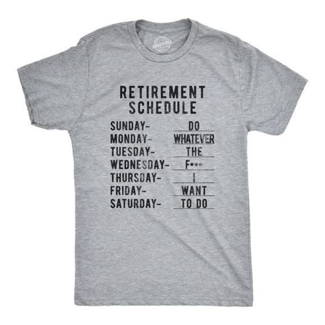 Im Retired Shirt Retirement Schedule Whatever The F I Etsy Funny