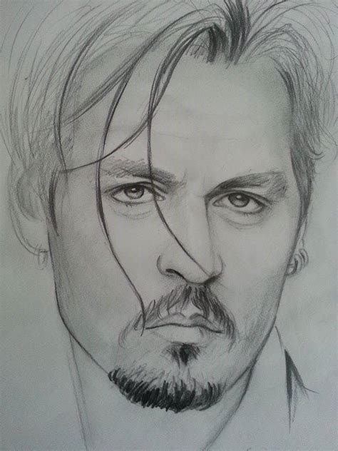 Johnny Depp Realistic Pencil Drawings Marvel Art Drawings Pen Art