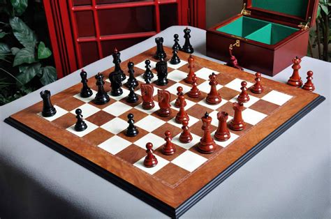 The Reykjavik Ii Series Prestige Chess Set Box And Board Combination