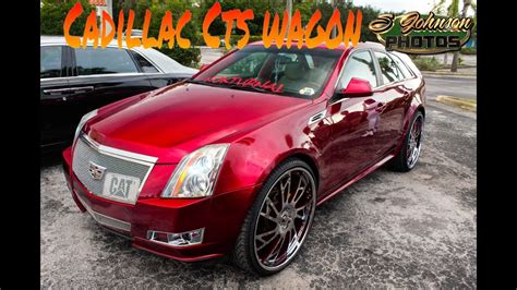 Candy Red Cadillac Cts Wagon On Forgiato Wheels In Hd Must See Youtube