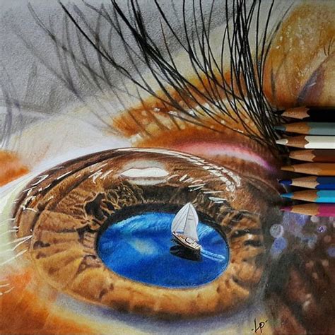 Creative Eye Art By Lorenzopaluzzi Via Bestdrawingzone