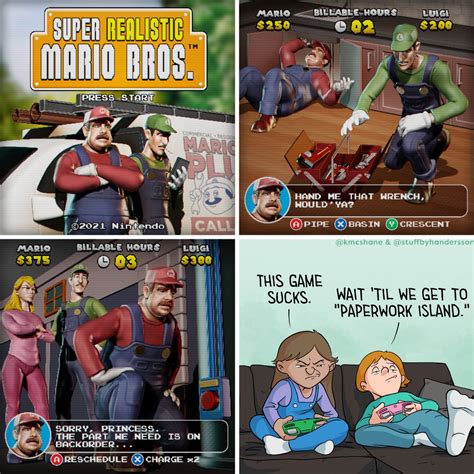 Super Realistic Mario Bros Gaming