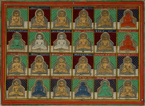 List Of 24 Tirthankaras Names Symbols