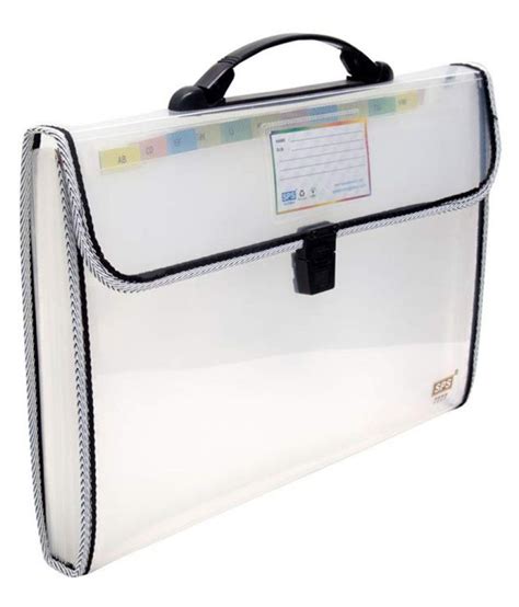 Shb Presents Plastic File Folder A Expanding Bag With Handle