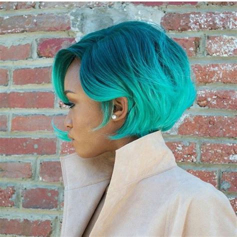 Although I Would Never Do This But I Love This Color Turquoise Hair
