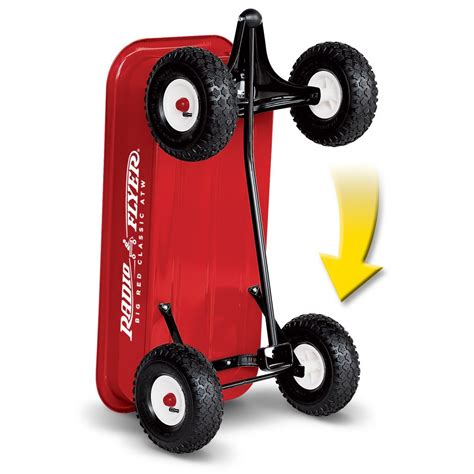 Radio Flyer Big Red Classic Atw Wagon All Terrain Air Tires Red