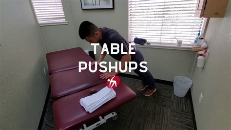 Table Push Ups Youtube